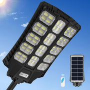 Street Lights Outdoor Waterproof, Wide Angle Solar Powered Light Outside