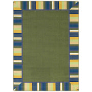 Kid Essentials Clean Green Rug, Bold, 3'10" x 5'4"