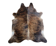 100% Genuine Dark Brindle Cowhide Rug - Modern Style Animal Skin Rug & Floor