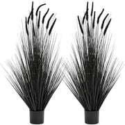 4ft 2-Pack Artificial Horsetail Reed Grasses, 47.2in Tall Indoor Outdoor Fake Grass Plant