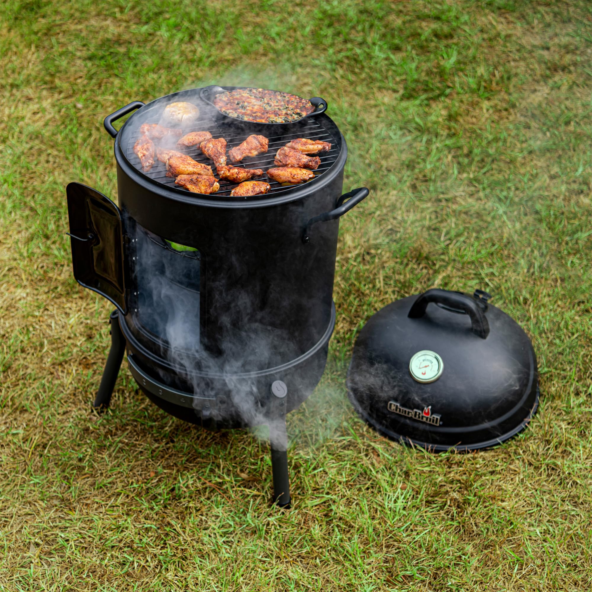Bullet Charcoal Smoker 16" - 18202075,Black