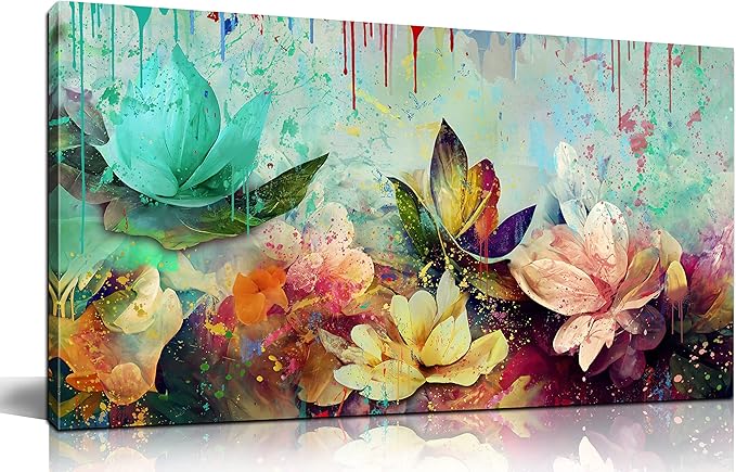 Ocean Wall Art for Living Room, Large Coastal Beach Canvas Wall Decor for Bedroom