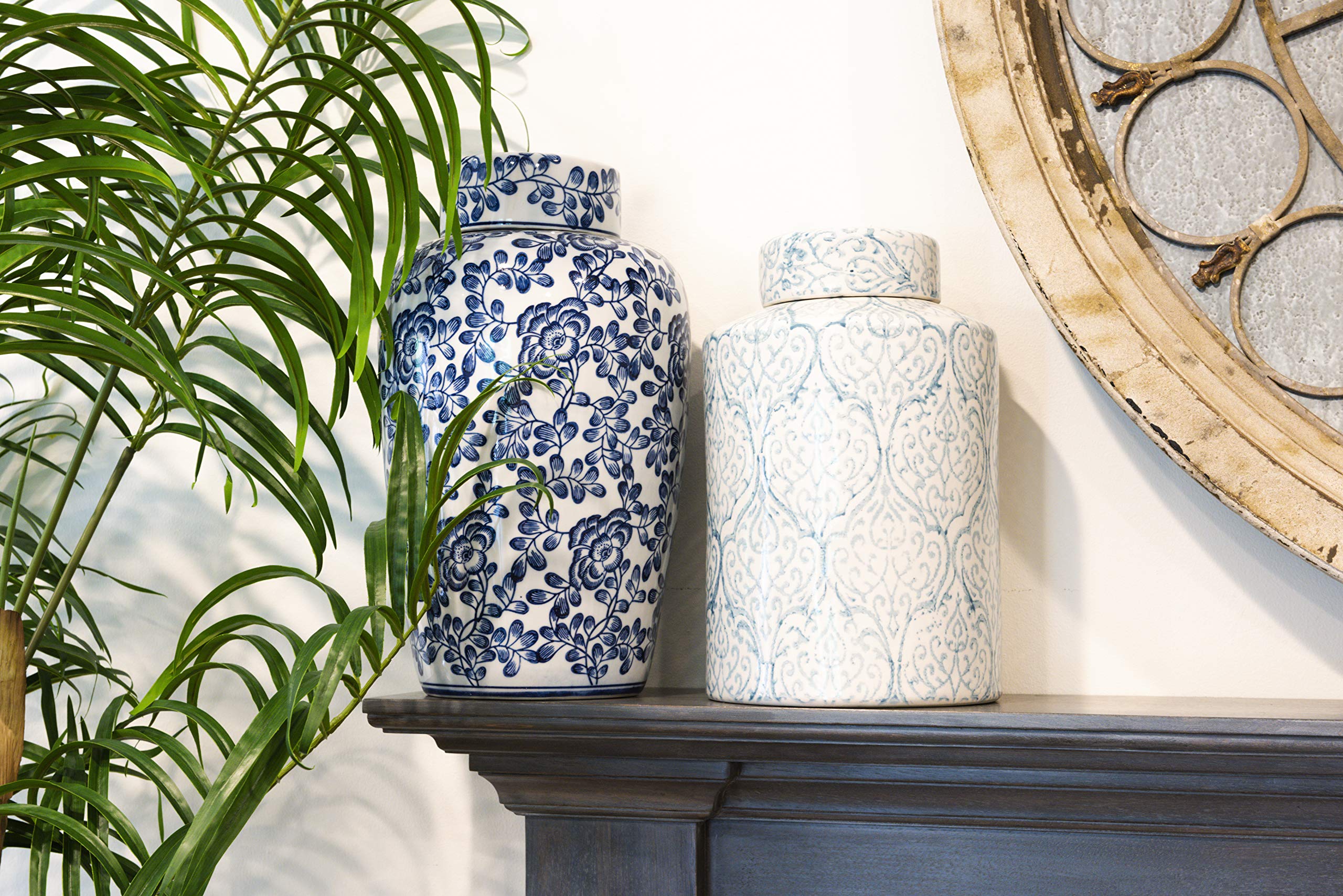 Decorative Ginger Jar with Lid