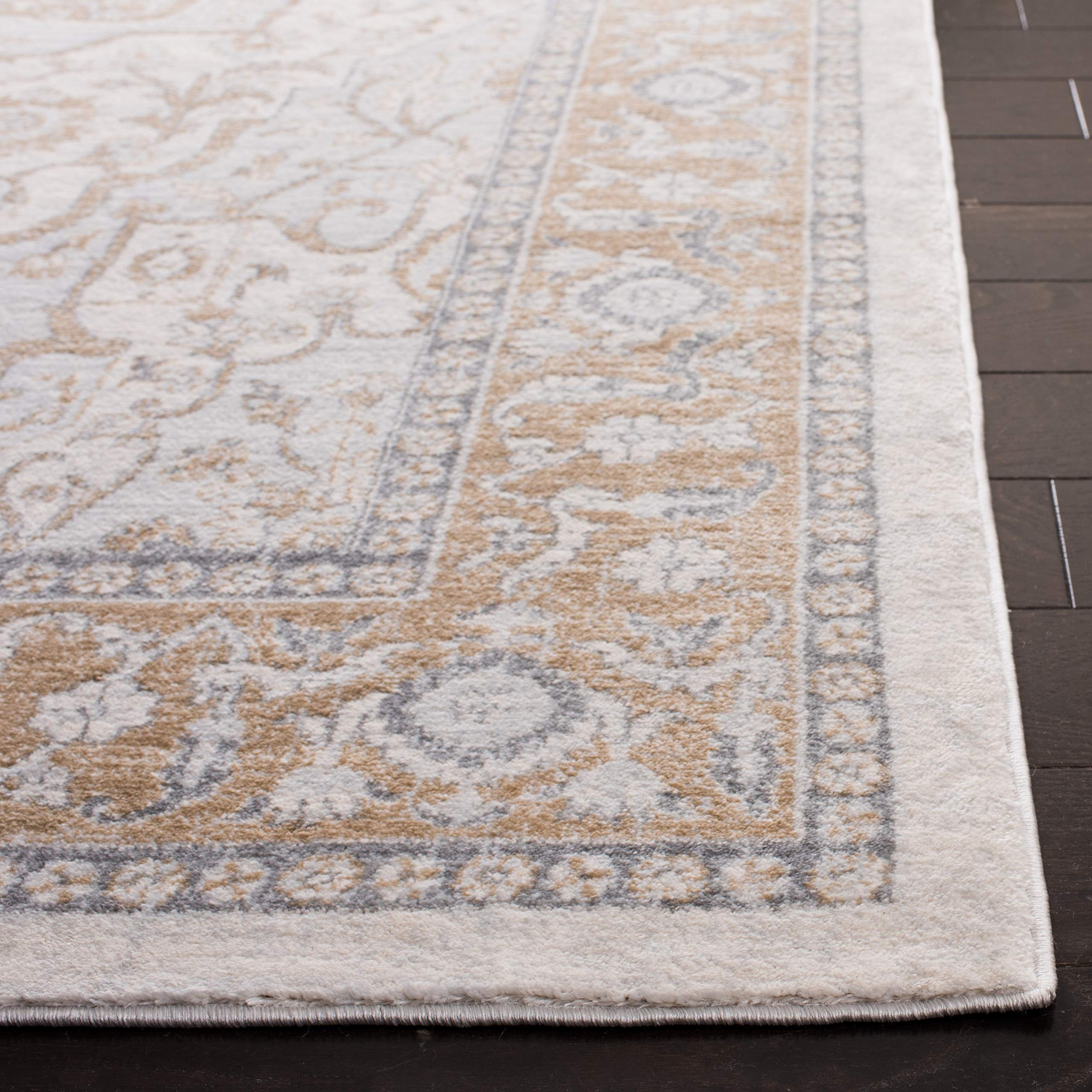 Isabella Collection Accent Rug - 3' x 5', Cream & Beige, Oriental Design