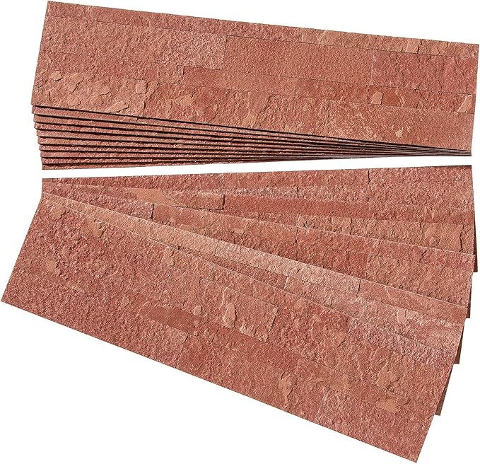 Peel and Stick Stone Overlay Kitchen Backsplash - Weathered Quartz