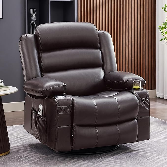 Rocker Recliner Chair with Heat and Massage