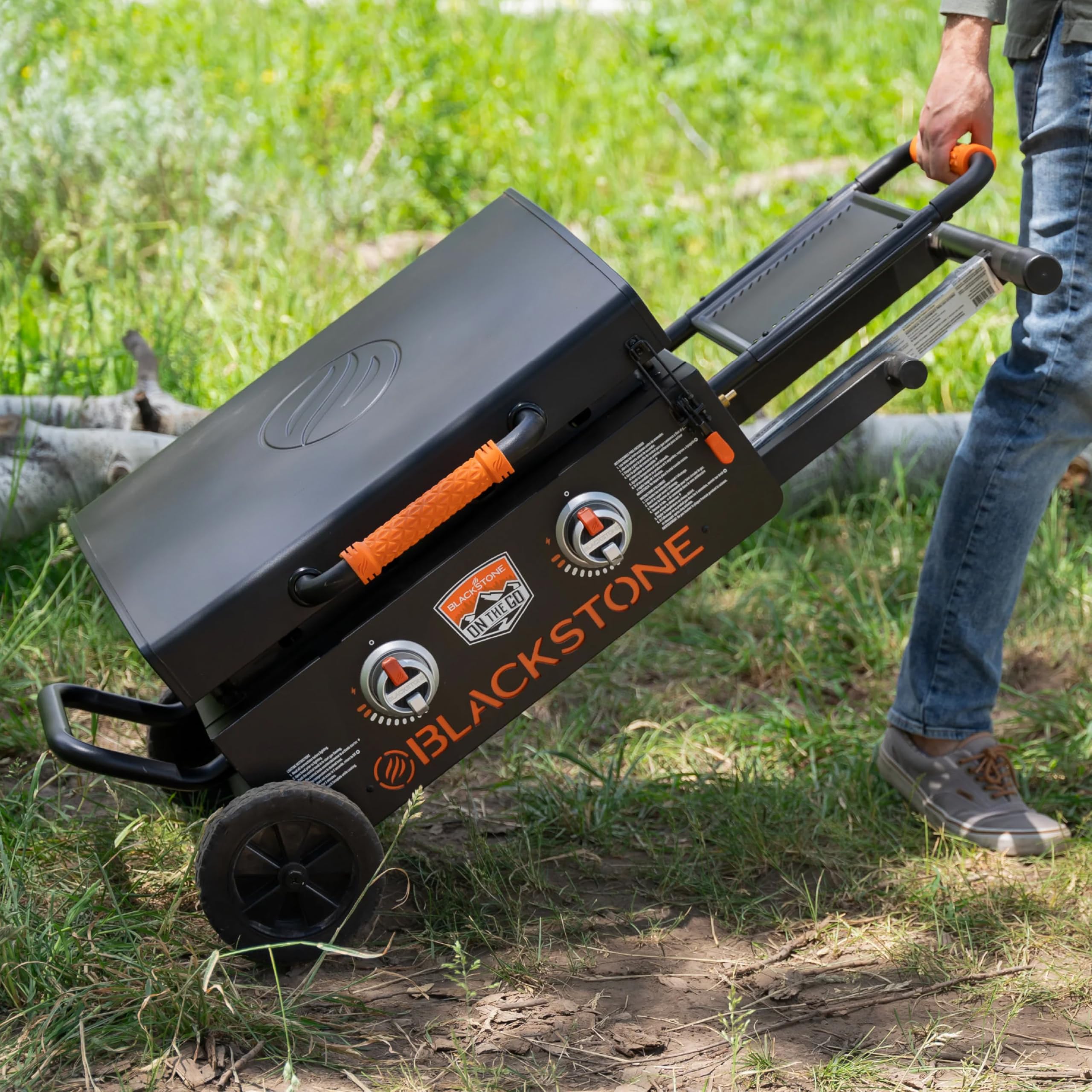 22 Inch Griddle - Portable Blackstone Omnivore Grill with Flexfold Legs