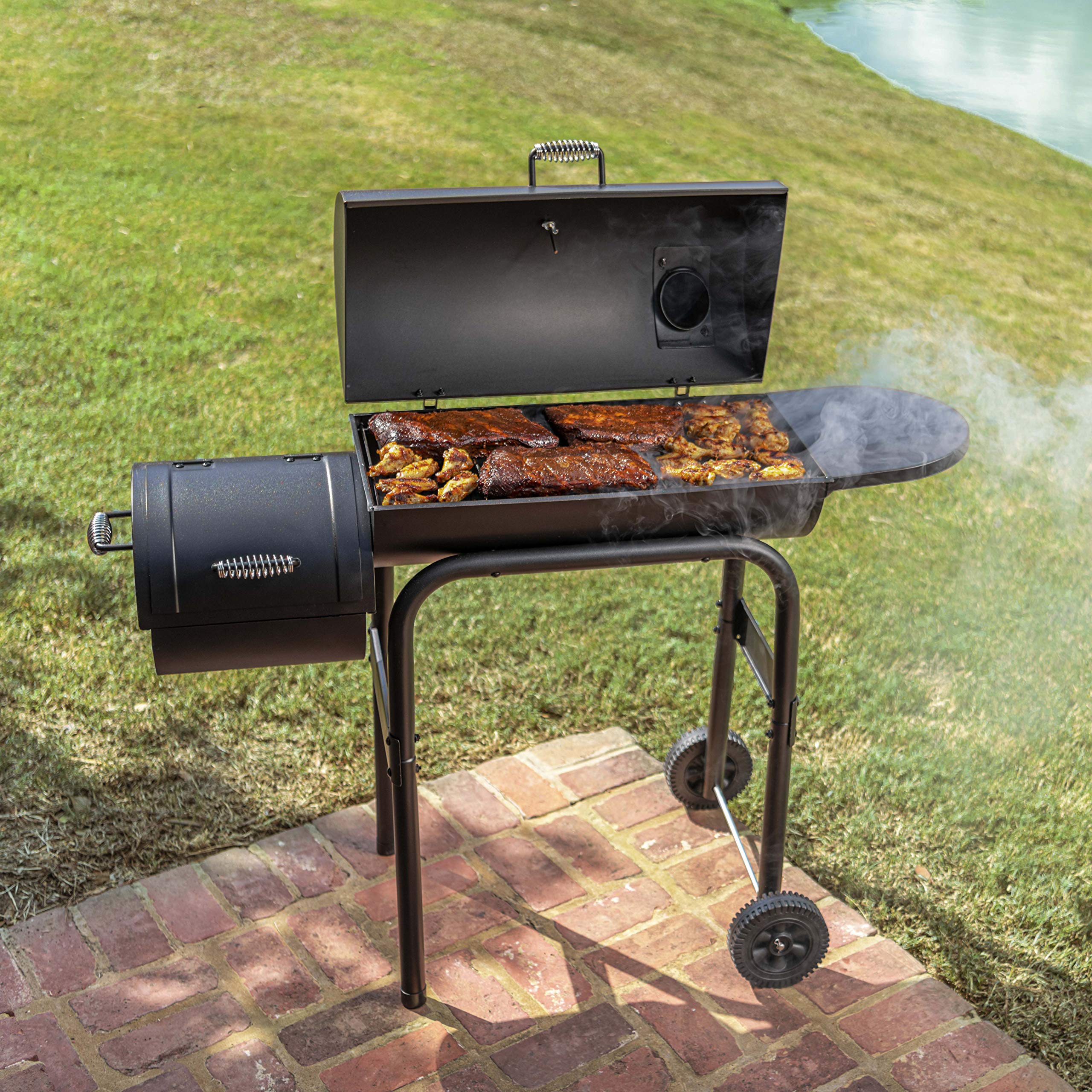 Offset Smoker, Black - 12201570-A1