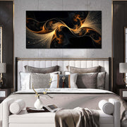 Abstract Wall Art for Bedroom Black Canvas Wall Decor for Living Room Modern Picture