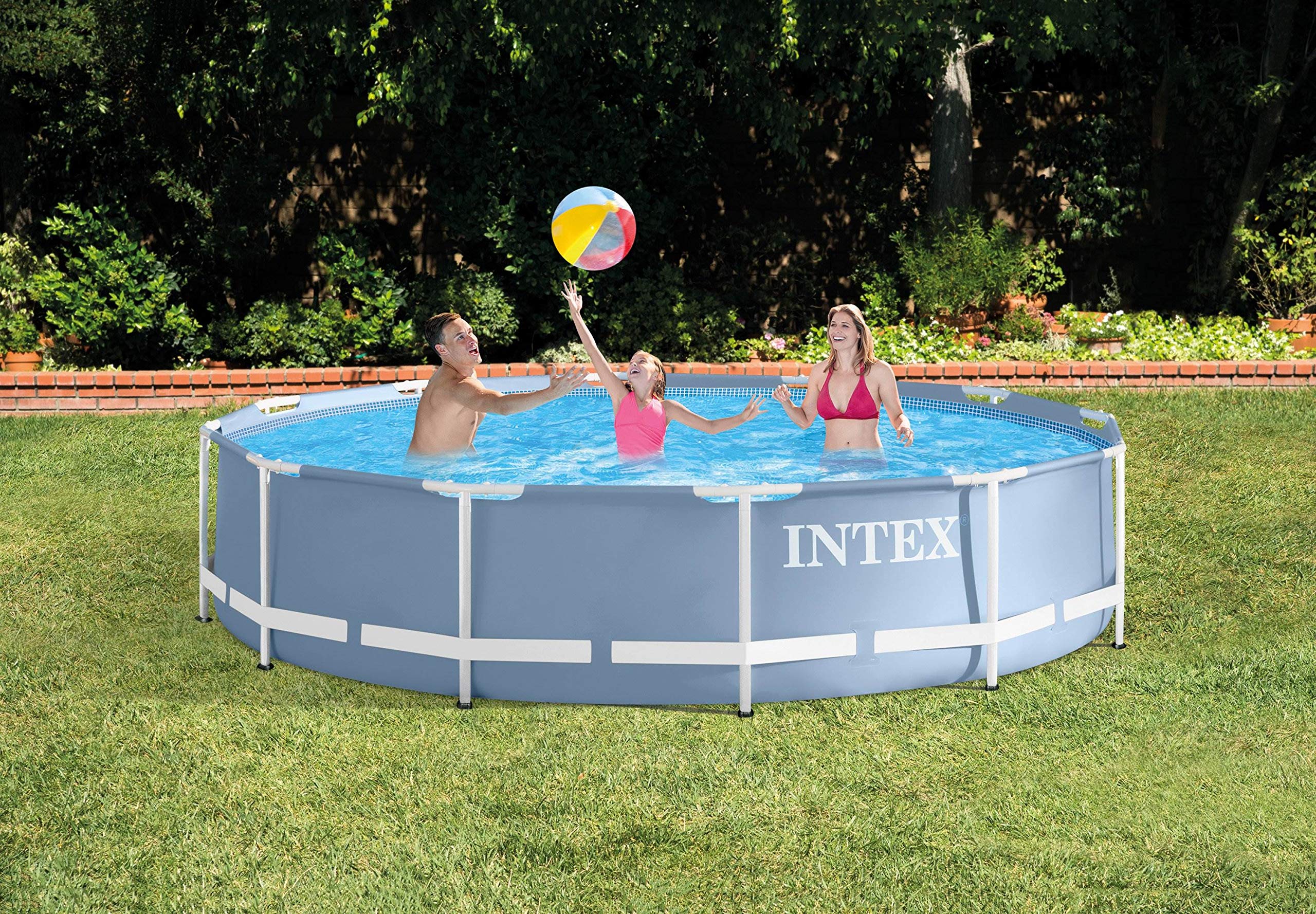 12ft X 30in Prism Frame Pool Set with Filter Pump