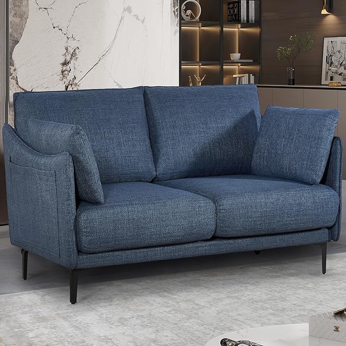 Simple Style Modern 3 Seat Loveseat Couch Sofa