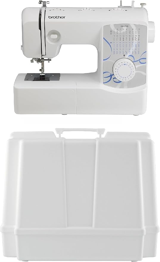 Included Sewing Feet, 17.5 x 7.6 x 14.25 inches, White