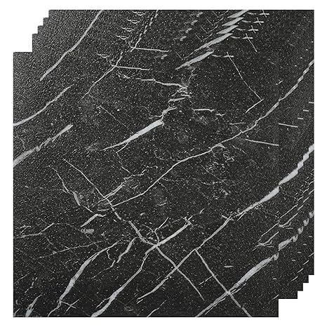 30-Pack Peel and Stick Vinyl Floor Tiles, 12"x12" Self-Adhesive Waterproof Peel and Stick