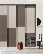 Adjustable Sliding Vertical Blinds 45.8"- 86" W x Up to 96" H