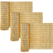 3 Pack 3.3 x 16.4 ft Natural Reed Fence Rolle Reed Fencing Privacy Screen Panels Bamboo