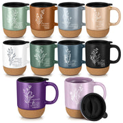10 Pcs Christian Mugs Bulk Set Father's Day Gift Inspirational Bible Verse Coffee Mug