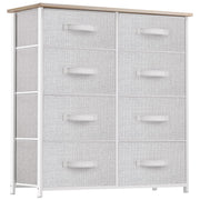 Fabric Dresser for Bedroom, Tall Dresser with 8 Drawers