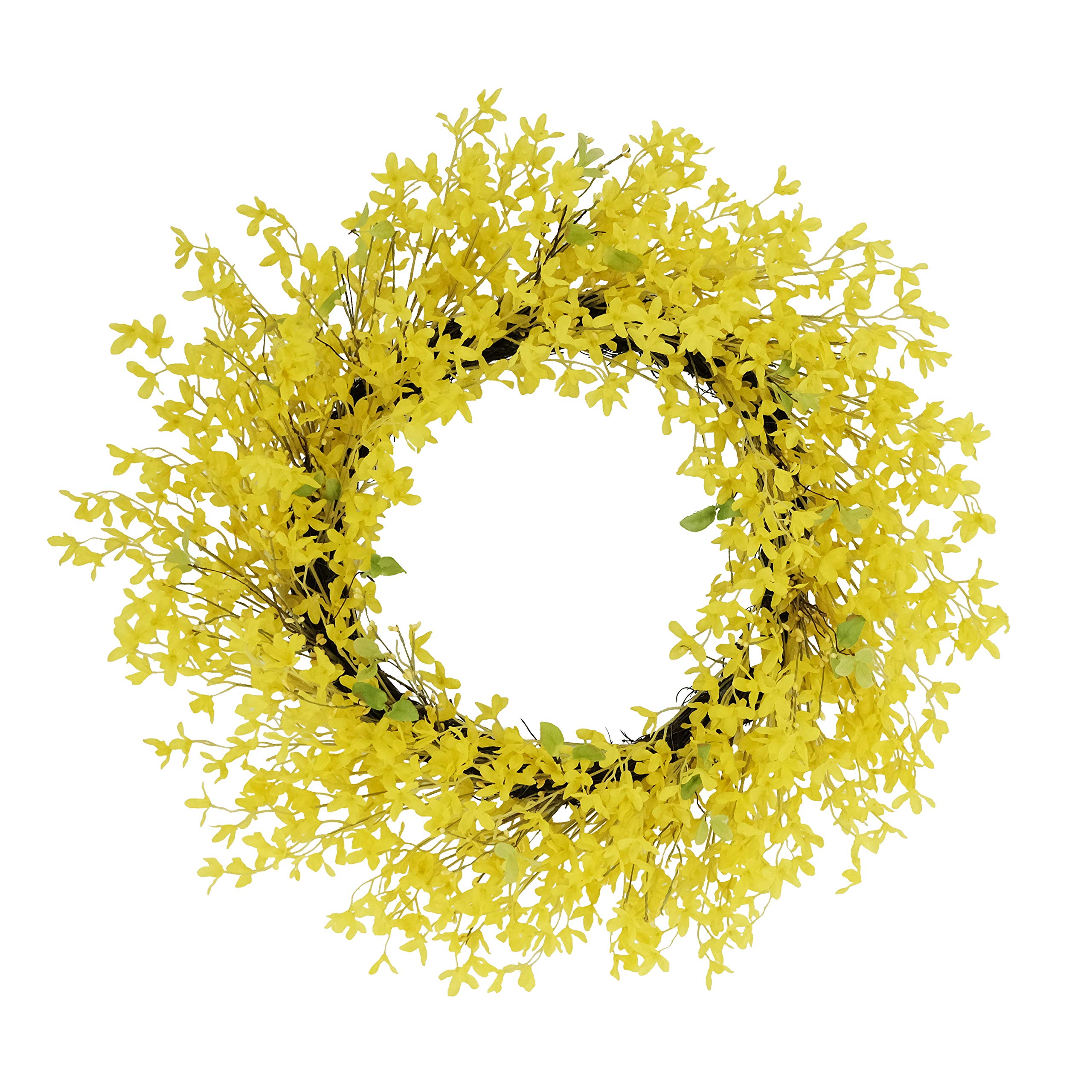 30" Artificial Winter Jasmine Floral Spring Door Wreath