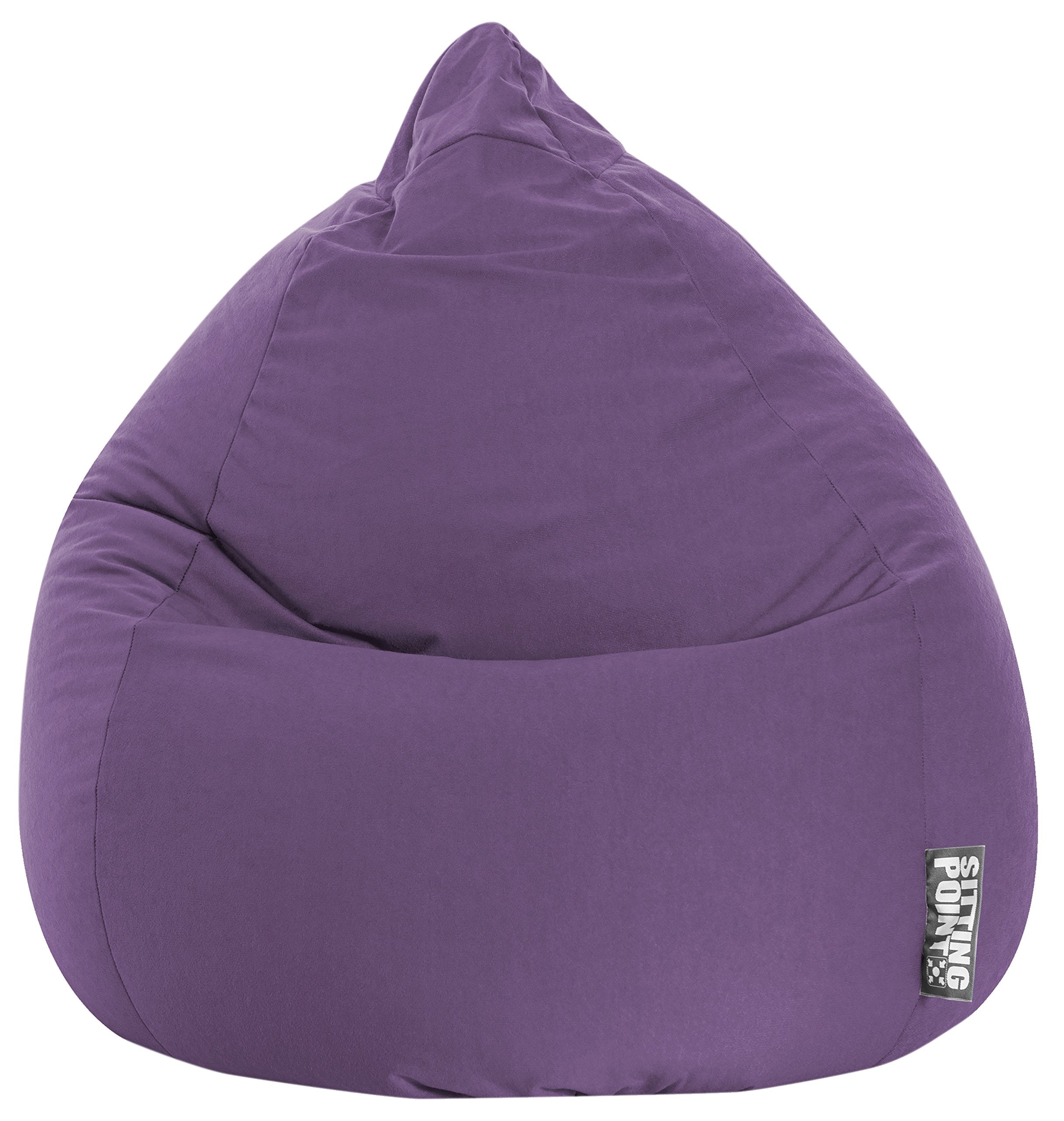 Home Easy Collection Contemporary Polyester Upholstered Oversized Bean Bag Chair