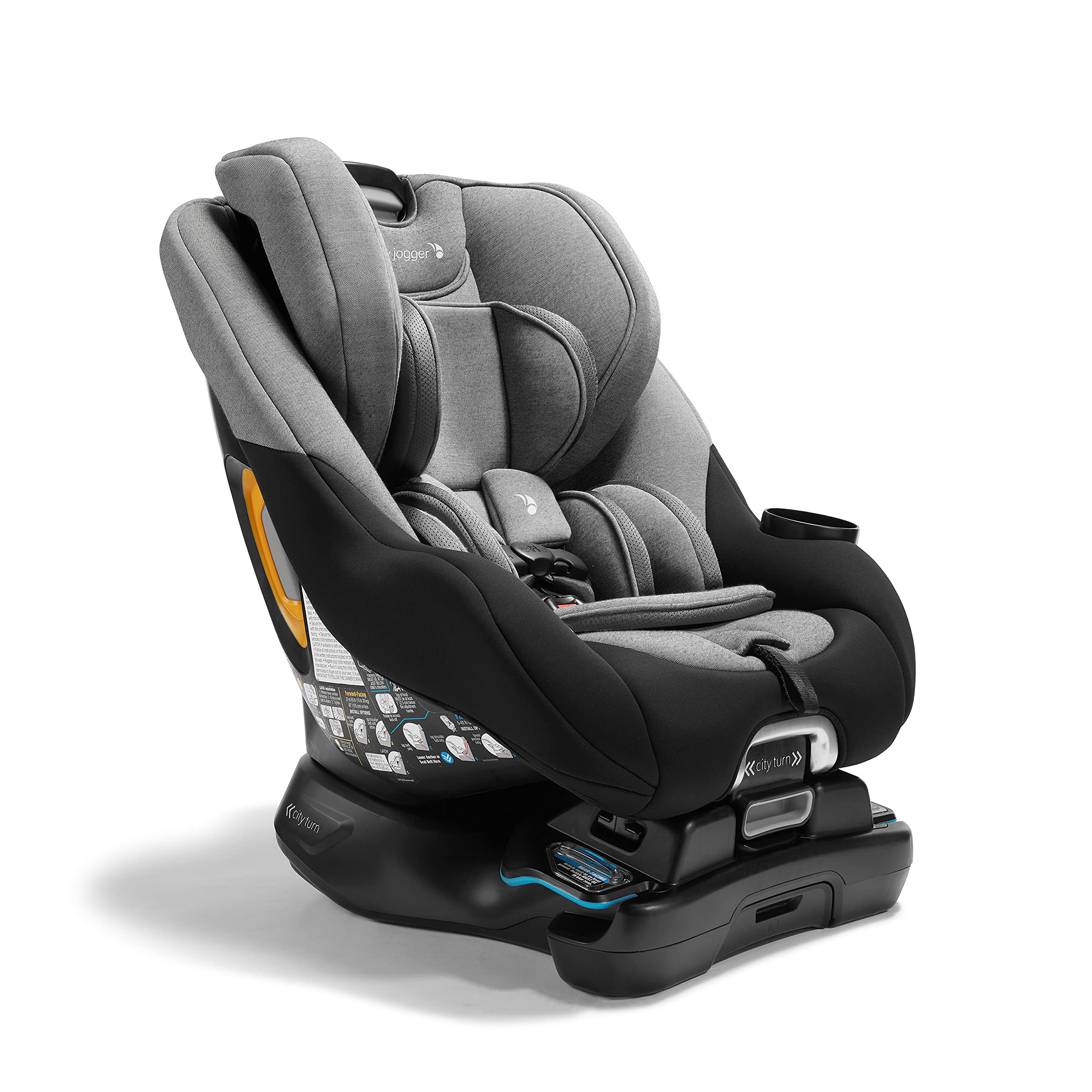 City Turn Convertible & Rotating Car Seat, Onyx Black