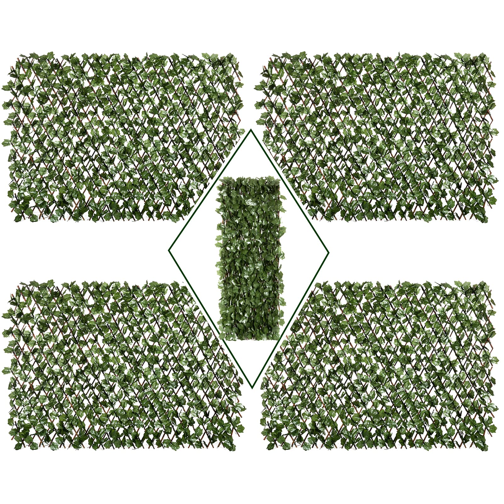 Expandable Fence Privacy Screen for Balcony Patio Outdoor