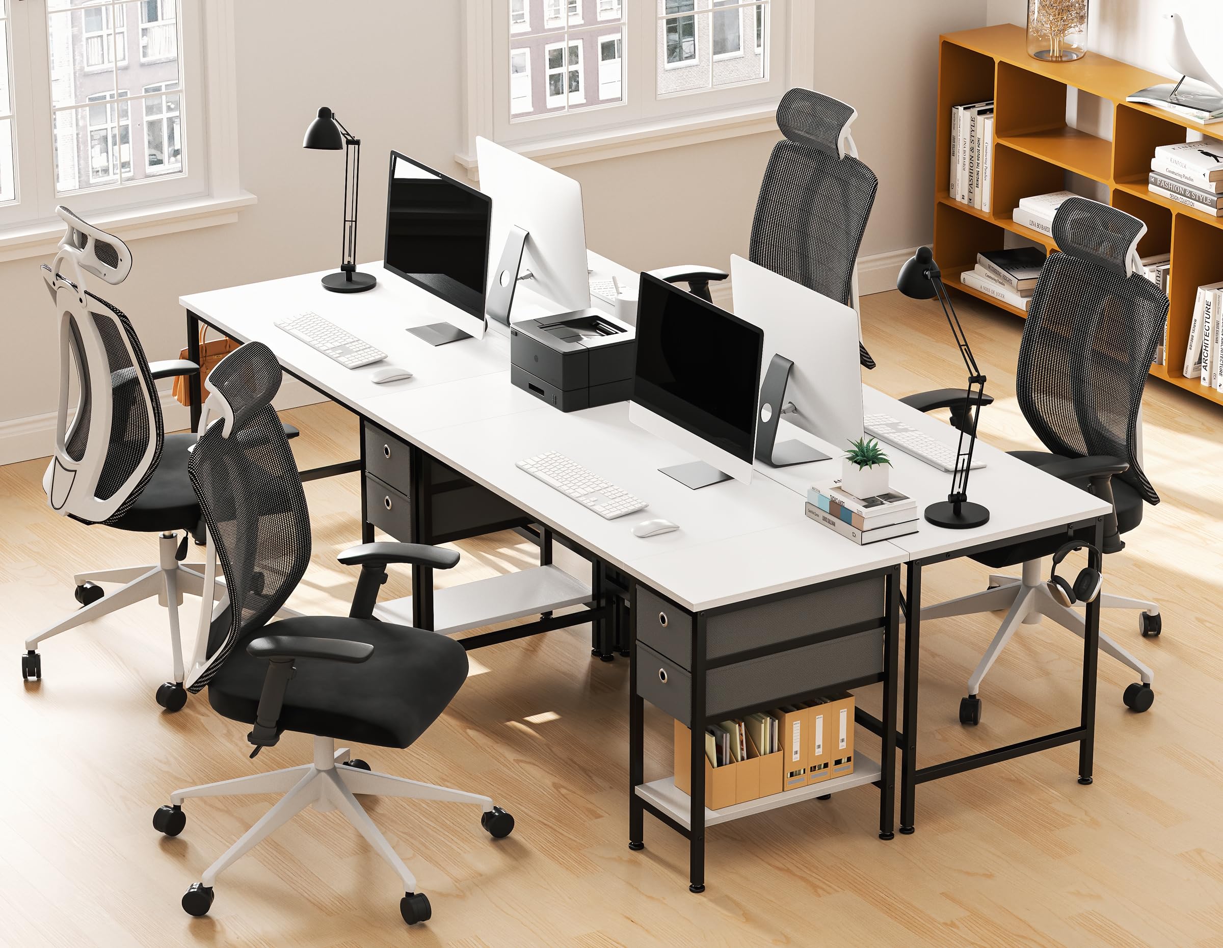 Small Desks, Computer Desk with Drawers 40" Study Writing Desks
