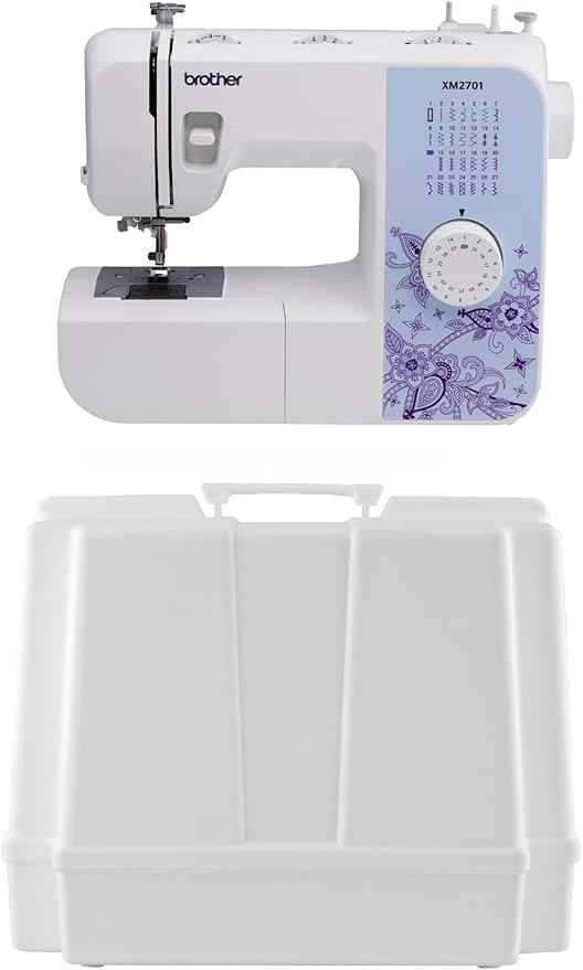 Sewing Machine, Lightweight, Full Featured, 27 Stitches, 6 Included Feet