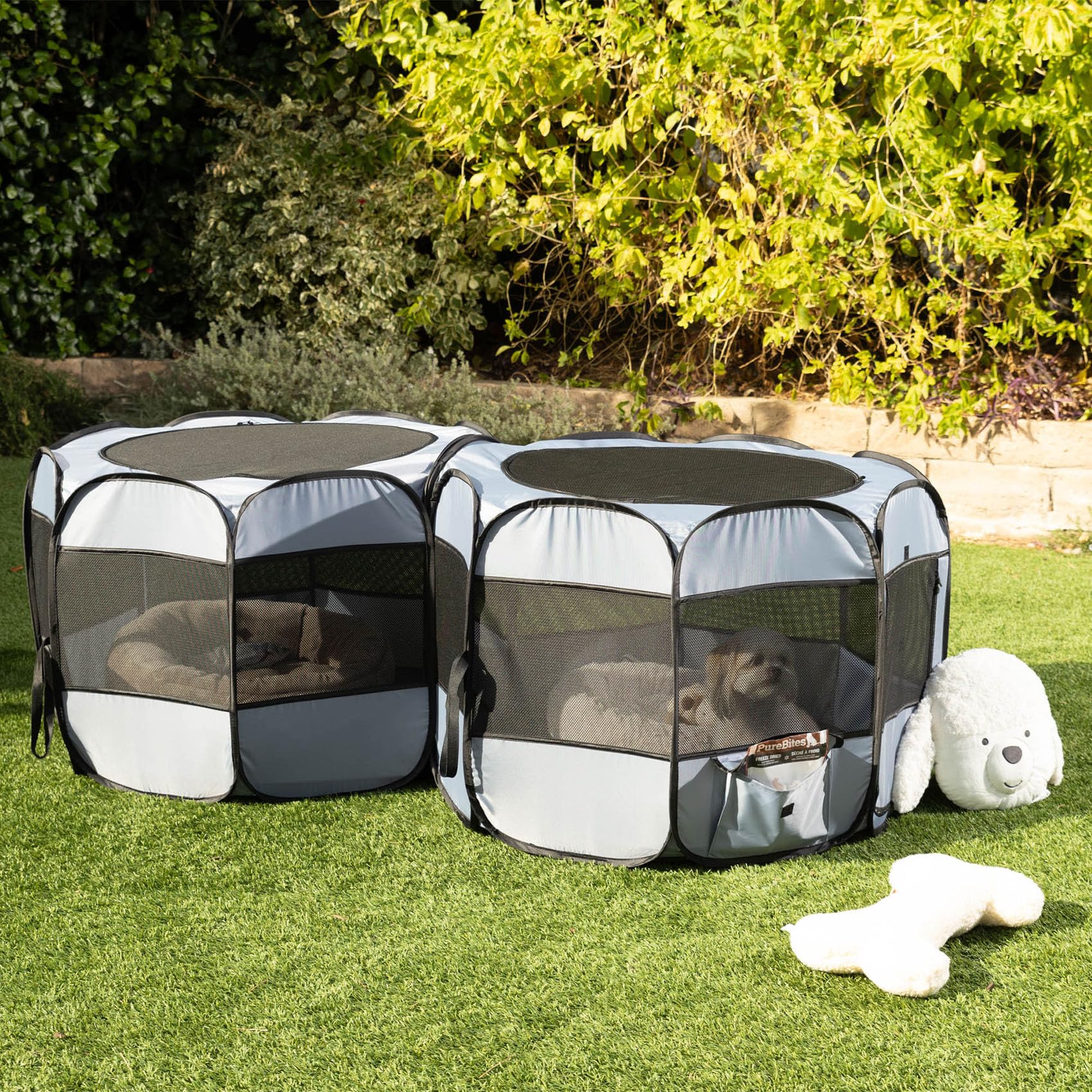 2-in-1 XLarge Cat Playpen, Detachable into 2 Separate Playpens with Additional 2 Doors