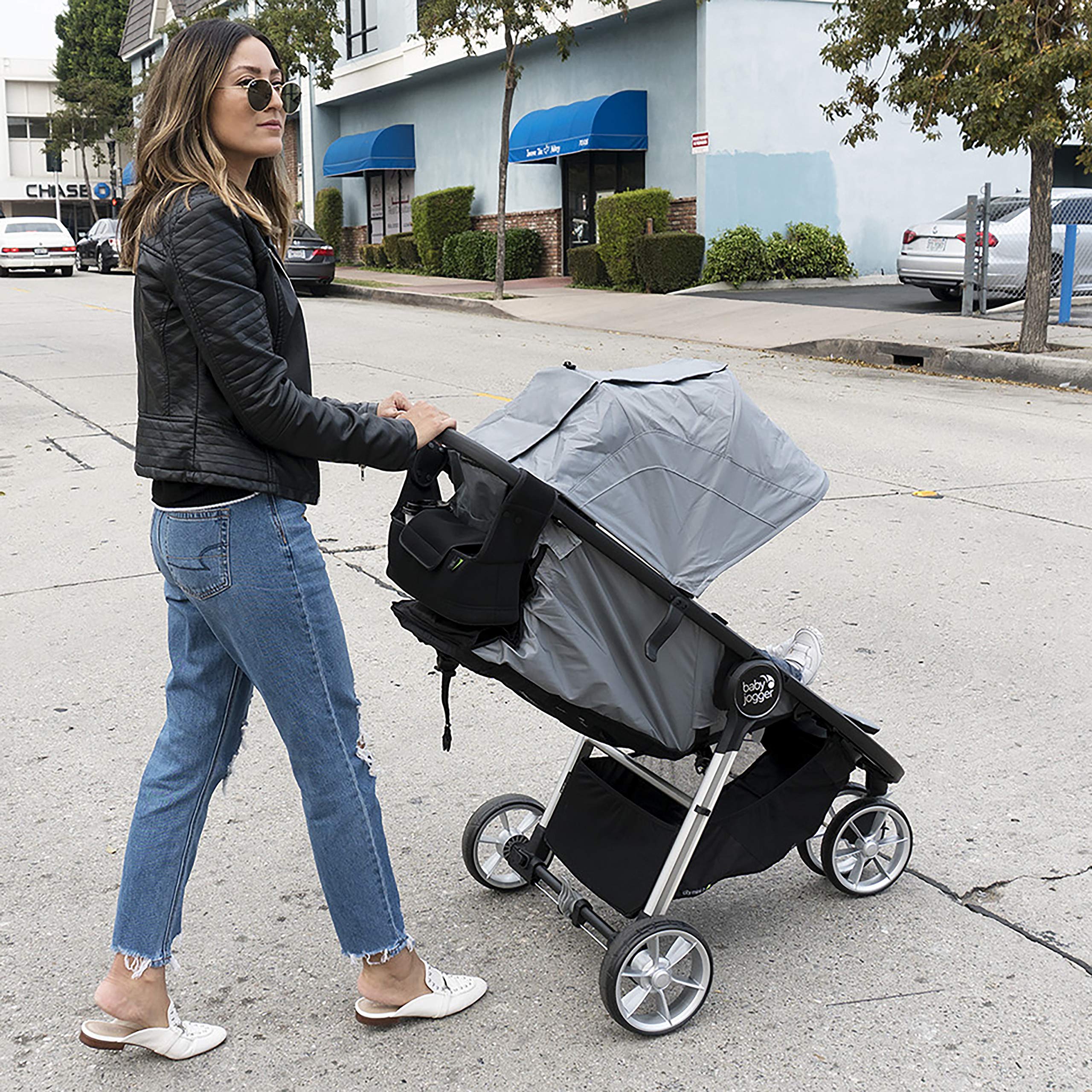 Parent Stroller Console Black