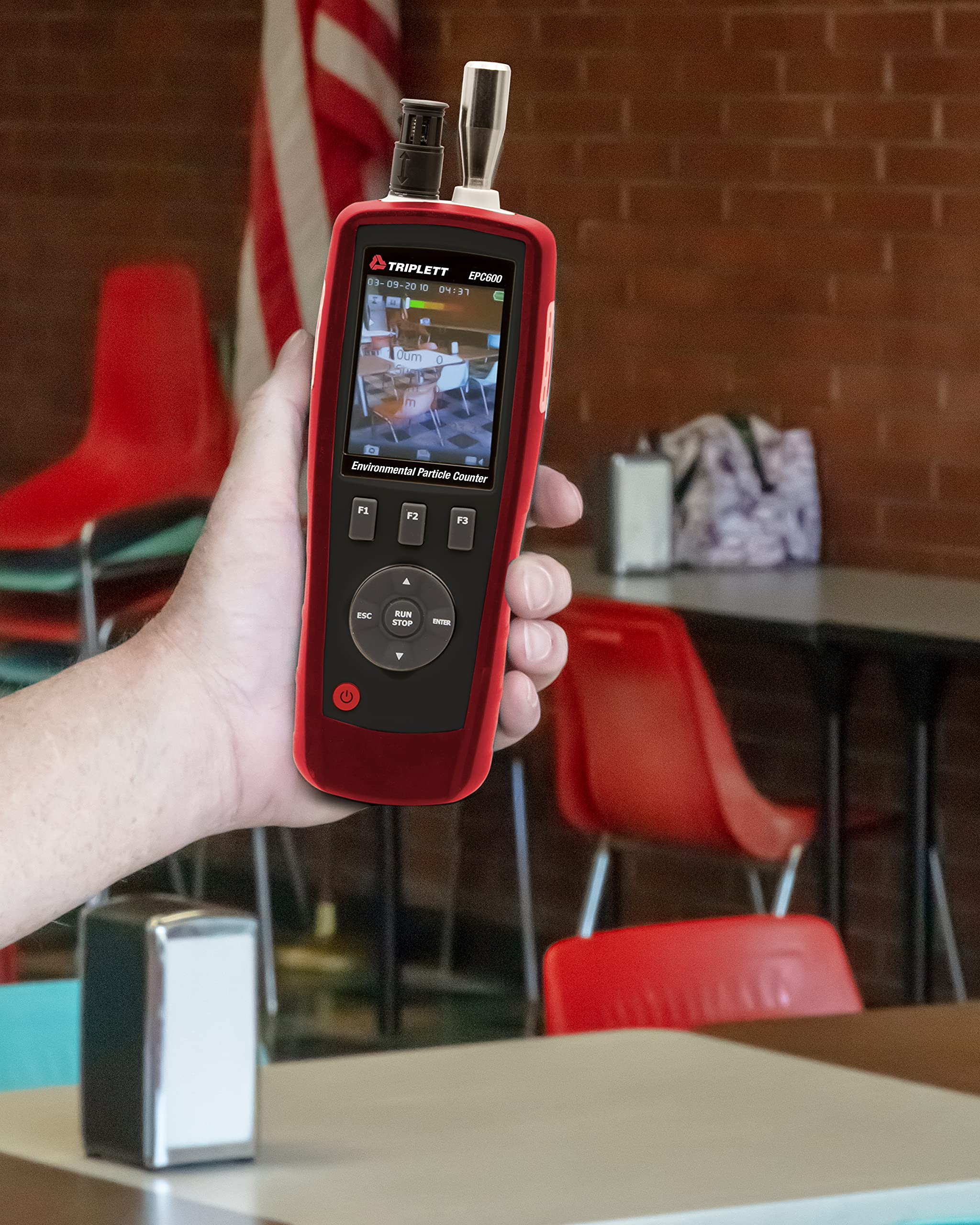 Handheld Environmental Particle Counter and Air Quality Monitor