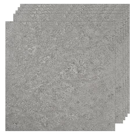 30-Pack Peel and Stick Vinyl Floor Tiles, 12"x12" Self-Adhesive Waterproof Peel and Stick