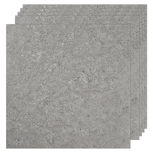 30-Pack Peel and Stick Vinyl Floor Tiles, 12"x12" Self-Adhesive Waterproof Peel
