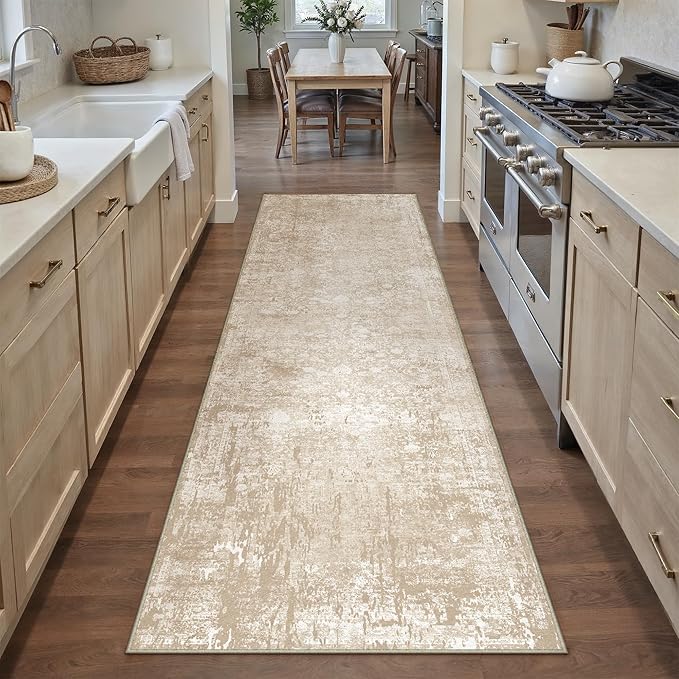 8x10 Washable Area Rug Green Sage Modren Neutral Living Room Bedroom Indoor