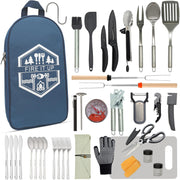 Camping Cooking Utensils Set for The Outdoors BBQ - Camping Utensil Set