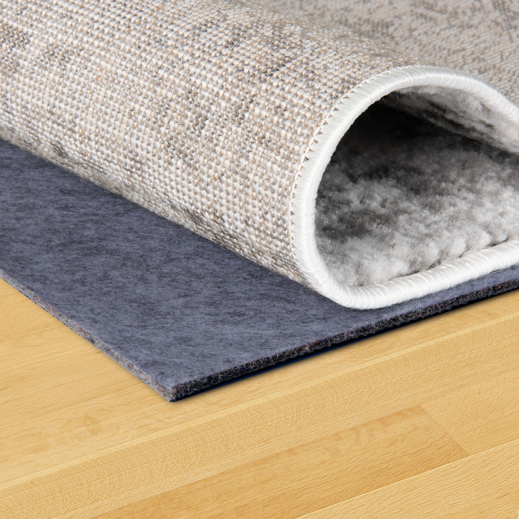 Uni-Luxe Dual Surface Felt and Rubber Non-Slip Rug Pad 1/4" Thick (10'x 14')