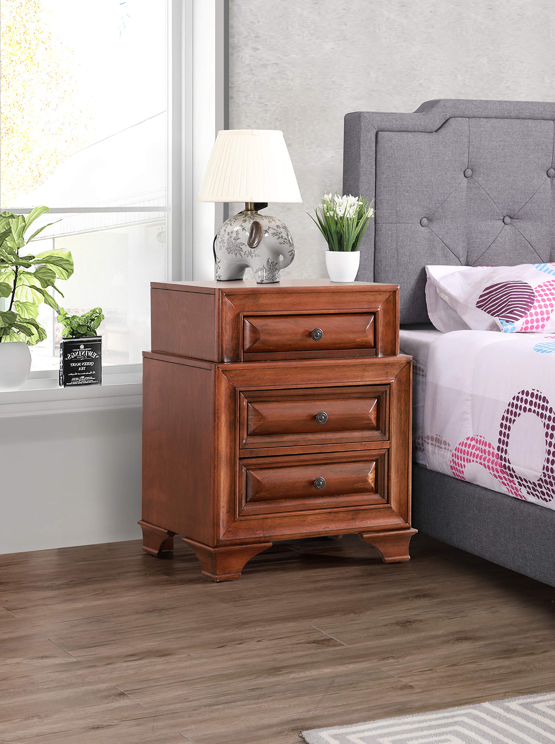 LaVita Nightstand, G8850-N, Cherry