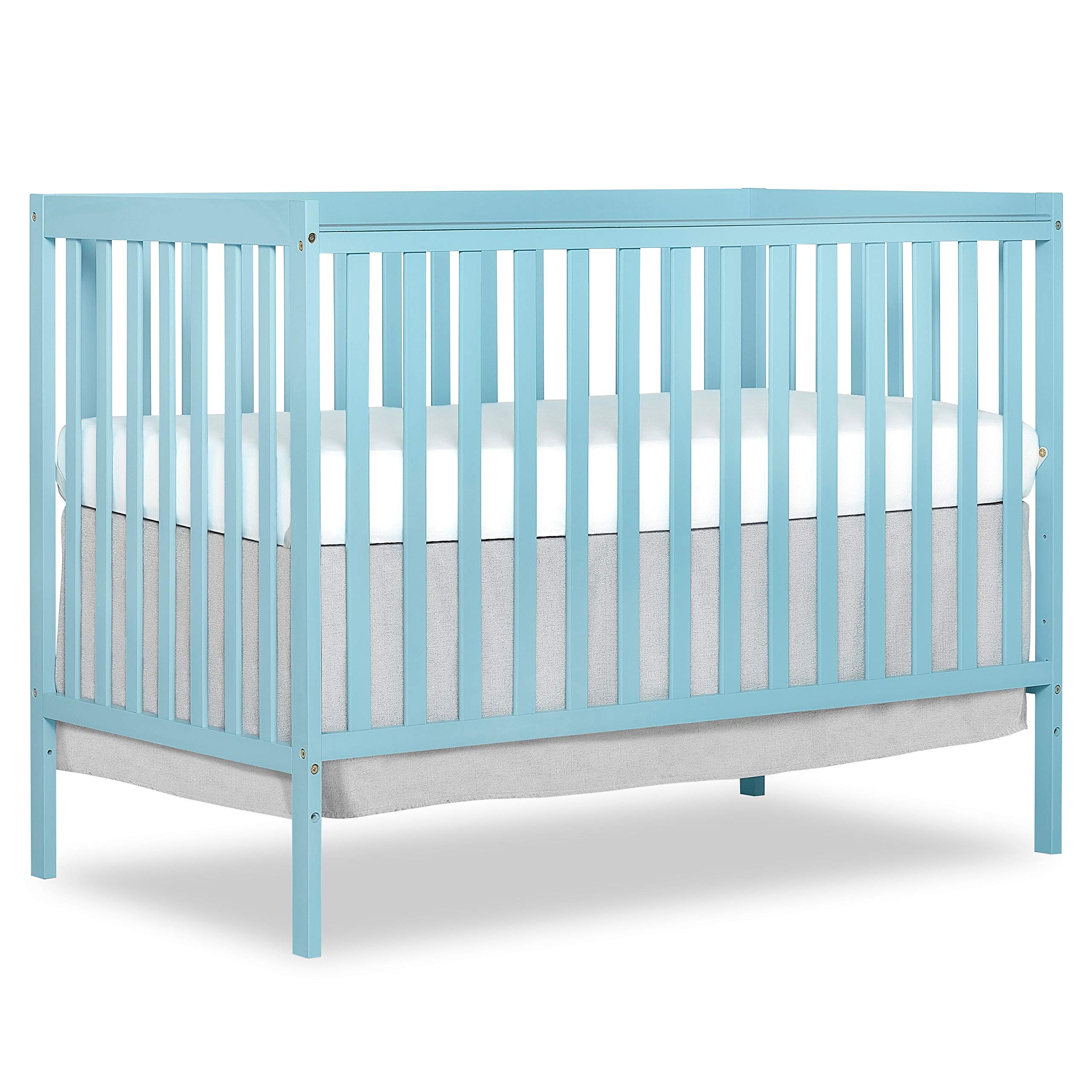 Synergy 5-In-1 Convertible Crib In Aqua Sky, Greenguard Gold Certified
