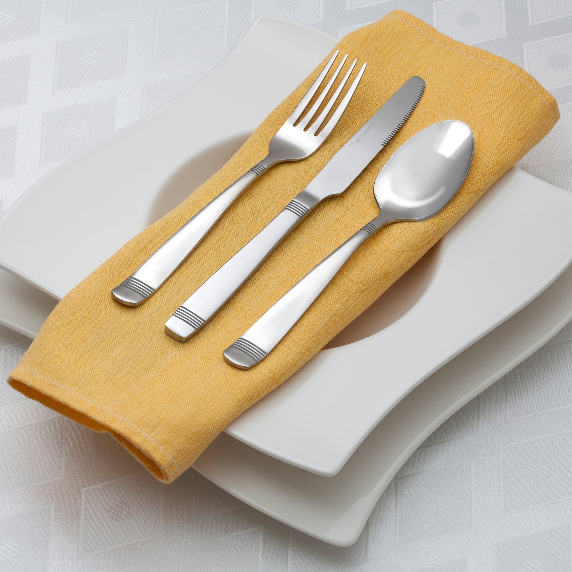 Flatware, Silverware Set for 8 persons, 40 Piece - Spoons