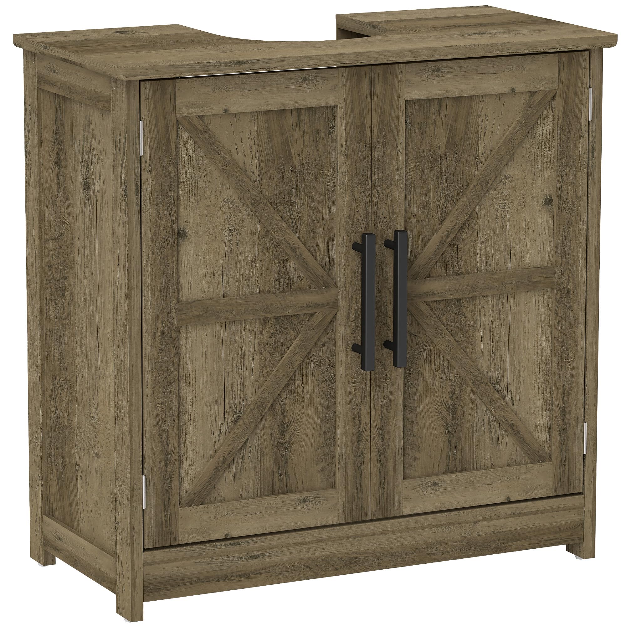 Pedestal Sink Storage Cabinet, Farmhouse Freestanding Bathroom Sink Cabinet