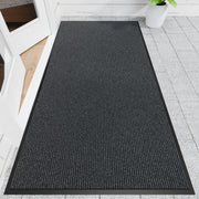 Front Door Mat, 4' x 8' Heavy Duty Indoor Outdoor Door Mat for Entryway
