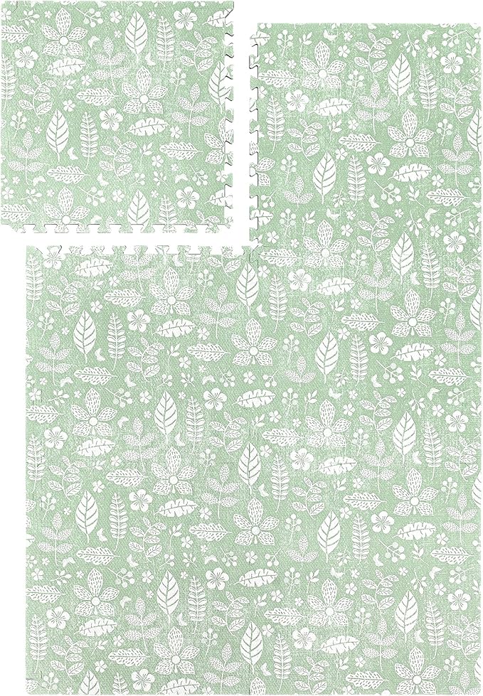 Premium Baby Foam Play Mats - Stylish & Large Non-Toxic Puzzle Floor Tiles - 6 Tiles