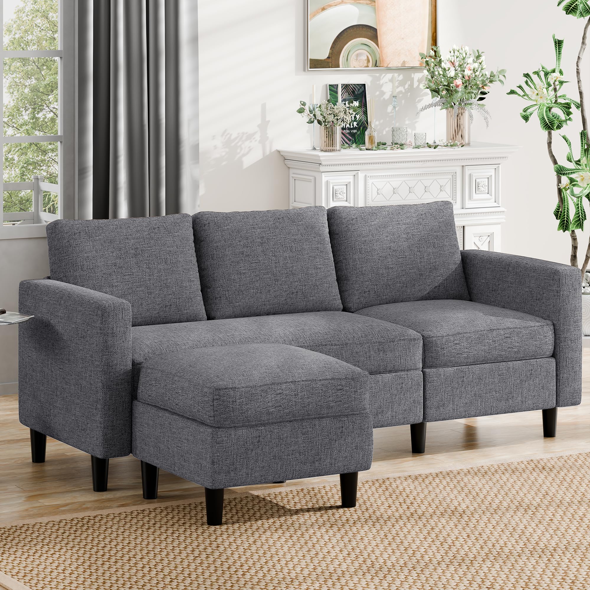 Sectional Sofa Couch Convertible L Shaped Sofas