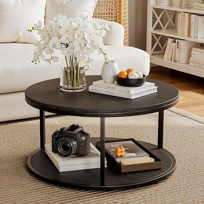 39" Farmhouse Coffee Table, Coffee Tables for Living Room