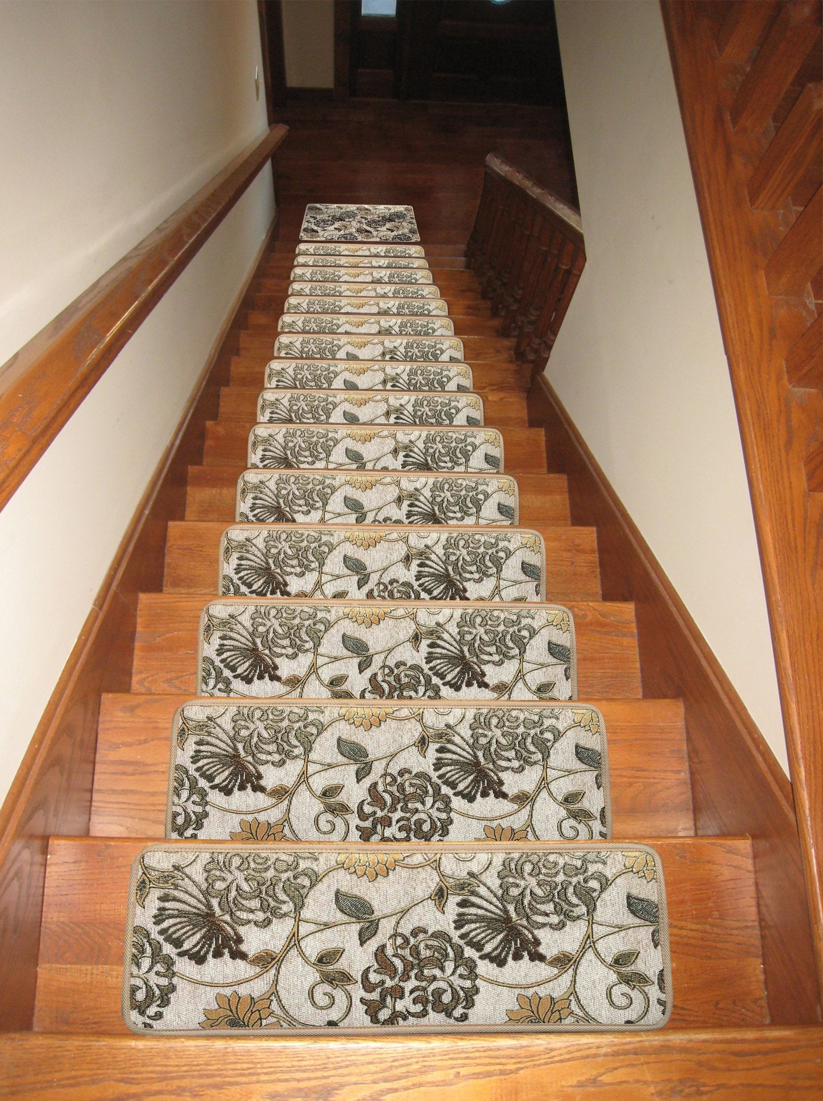 Stair Treads Carpet Non Slip Stair Rugs/Runner with Non Skid Rubber