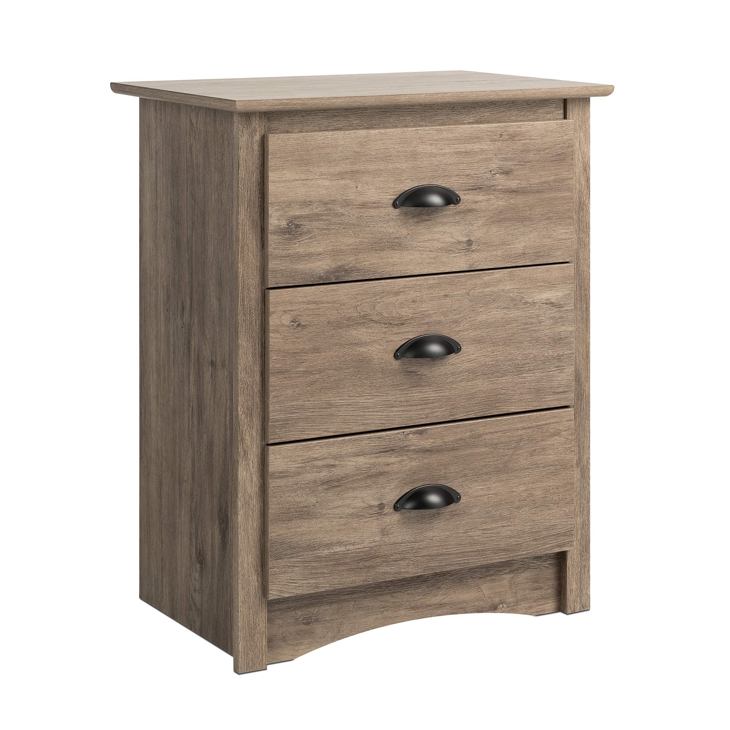 Salt Spring 6-Drawer Tall Chest, Drifted Gray & Salt Spring 3-Drawer Tall Nightstand