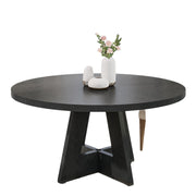 Round Dining Table Wood Kitchen Table for Dining Room