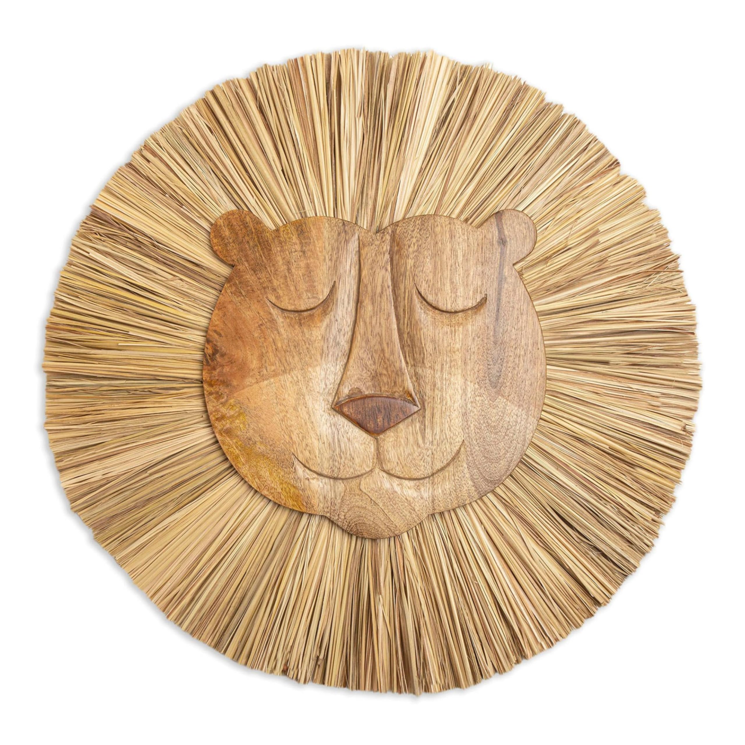 Handmade Wood Animal Safari Wall Art for Nursery Decor, Boho Jungle Theme