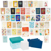 All Occasion Boxed Set of Assorted Blank Greeting Cards with Card Organizer