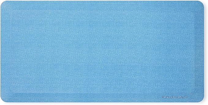 Gourmet Series Kitchen Comfort Gel Mat, Solid Basketweave, Milkshake Tan, 20"x39"