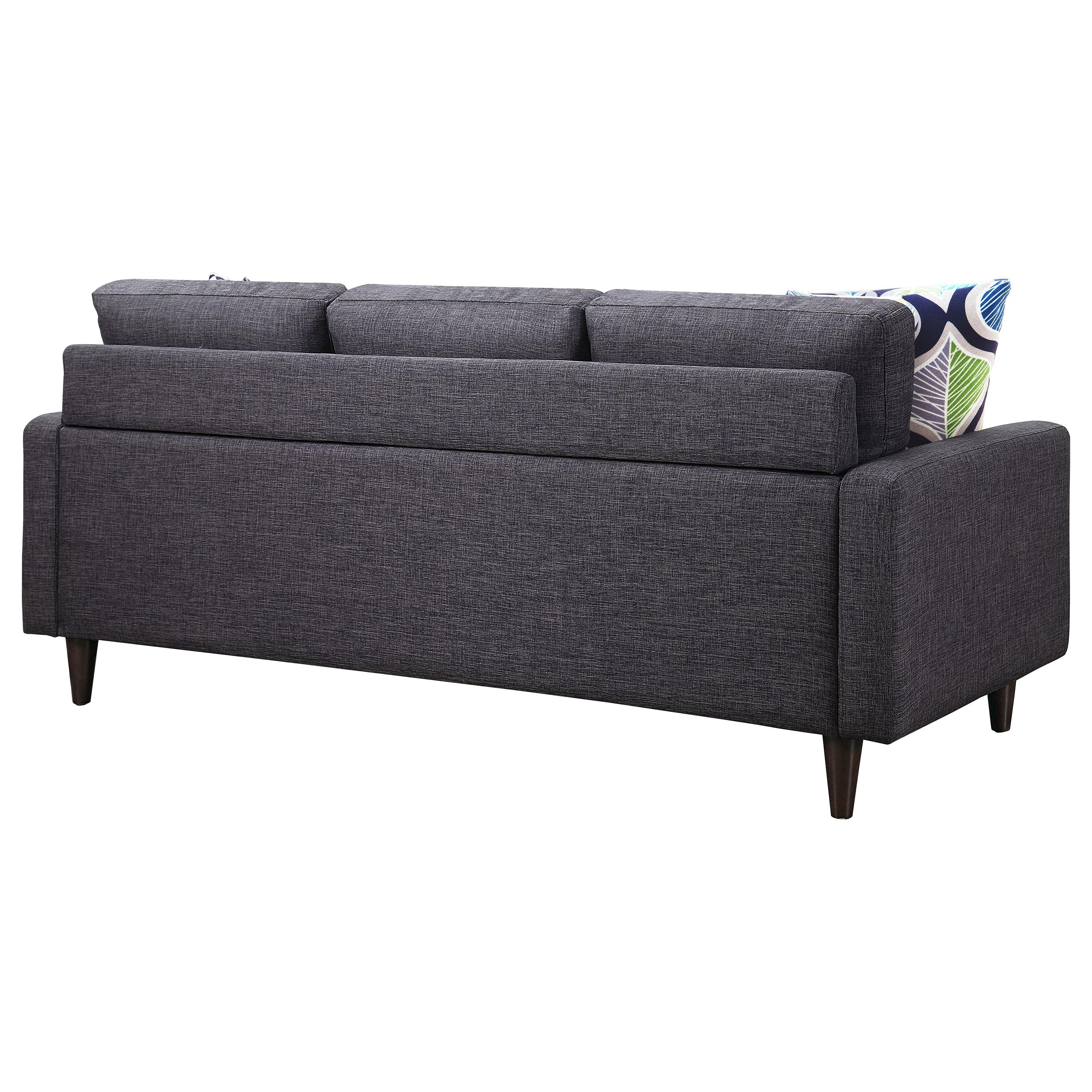 Watsonville - Upholstered Stationary Sofa with Track Arm, Button-Tufted Seat Backs